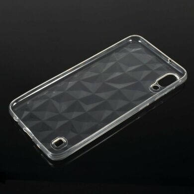 Силиконовый (TPU) чехол UniCase 3D Diamond Grain для Samsung Galaxy M10 (M105) - Transparent