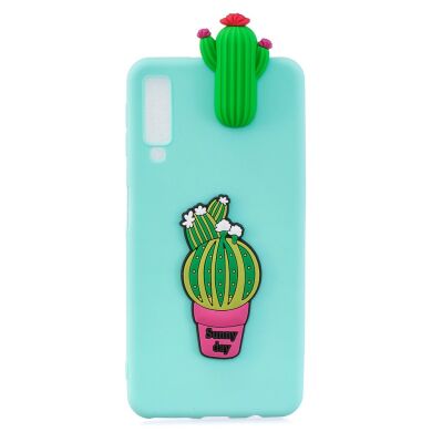 Силіконовий (TPU) чохол UniCase 3D Pattern для Samsung Galaxy A7 2018 (A750) - Cactus
