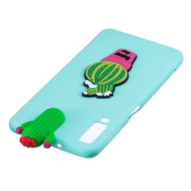 Силіконовий (TPU) чохол UniCase 3D Pattern для Samsung Galaxy A7 2018 (A750) - Cactus