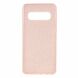 Силіконовий (TPU) чохол UniCase Glitter Cover для Samsung Galaxy S10 (G973), Rose Gold