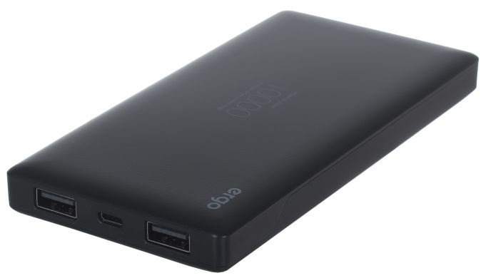 Внешний аккумулятор ERGO LP-83 - 10000 mAh - Black