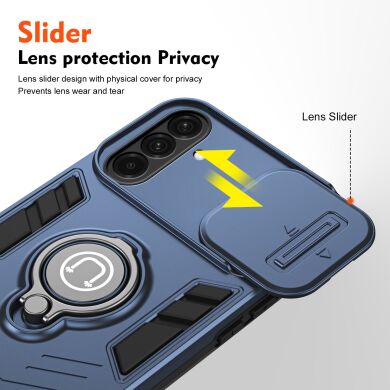 Защитный чехол Deexe Armor MagShield для Samsung Galaxy A37 (A376) - Blue