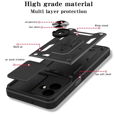 Защитный чехол Deexe Armor Shield для Samsung Galaxy A07 (A075) - Black