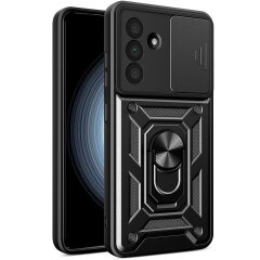 Защитный чехол Deexe Armor Shield для Samsung Galaxy A56 (A566) - Black