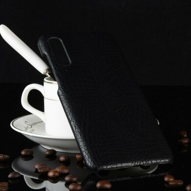 Захисний чохол Deexe Croco Style для Samsung Galaxy A50 (A505) - Black