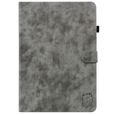Защитный чехол Deexe Cute Tiger для Samsung Galaxy Tab S11 (X730/X736) - Grey