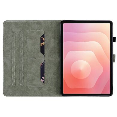 Защитный чехол Deexe Cute Tiger для Samsung Galaxy Tab S11 (X730/X736) - Grey