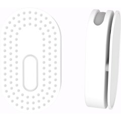 Защитный чехол Deexe Easy Stick для Samsung Galaxy SmartTag 2 - White