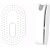 Защитный чехол Deexe Easy Stick для Samsung Galaxy SmartTag 2 - White