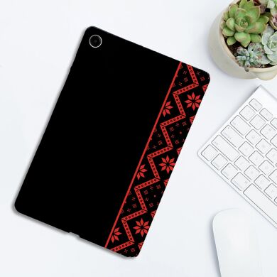 Захисний чохол Deexe Ethnic Style для Samsung Galaxy Tab A11 Plus (X230.236) / Tab A9 Plus (X210.216) - Red