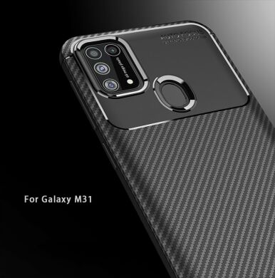 Защитный чехол Deexe Fusion для Samsung Galaxy M31 (M315) - Black