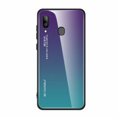 Захисний чохол Deexe Gradient Color для Samsung Galaxy A30 (A305) / A20 (A205) - Purple / Blue