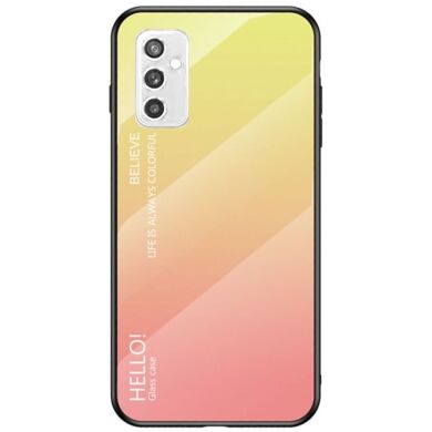 Захисний чохол Deexe Gradient Color для Samsung Galaxy M52 (M526) - Yellow / Pink