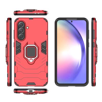 Защитный чехол Deexe Hybrid Case для Samsung Galaxy A36 (A366) - Red