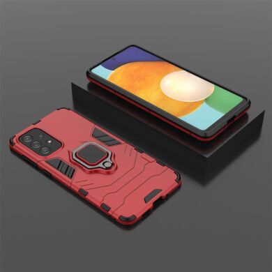 Защитный чехол Deexe Hybrid Case для Samsung Galaxy A73 - Red