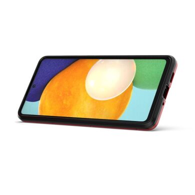 Защитный чехол Deexe Hybrid Case для Samsung Galaxy A73 - Red