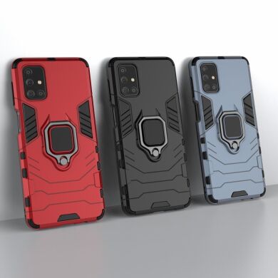 Защитный чехол Deexe Hybrid Case для Samsung Galaxy M31s (M317) - Red