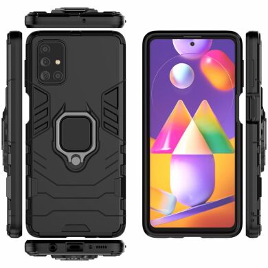 Захисний чохол Deexe Hybrid Case для Samsung Galaxy M31s (M317) - Black