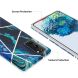Защитный чехол Deexe Marble Pattern для Samsung Galaxy S20 FE (G780) - Blue. Фото 4 из 8