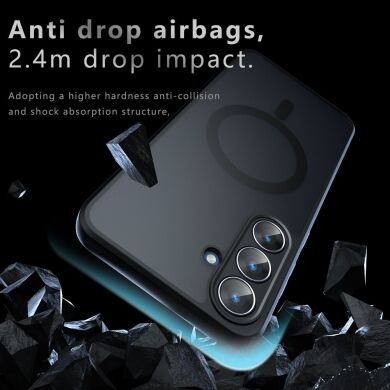 Захисний чохол Deexe Matte Skin with MagSafe для Samsung Galaxy S25 FE (S731) - Black
