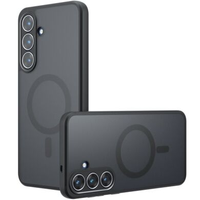 Захисний чохол Deexe Matte Skin with MagSafe для Samsung Galaxy S25 FE (S731) - Black