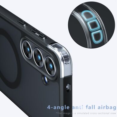 Захисний чохол Deexe Matte Skin with MagSafe для Samsung Galaxy S25 FE (S731) - Black