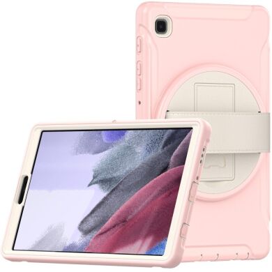 Защитный чехол Deexe Rotation Hybrid для Samsung Galaxy Tab A7 Lite (T220/T225) - Pink