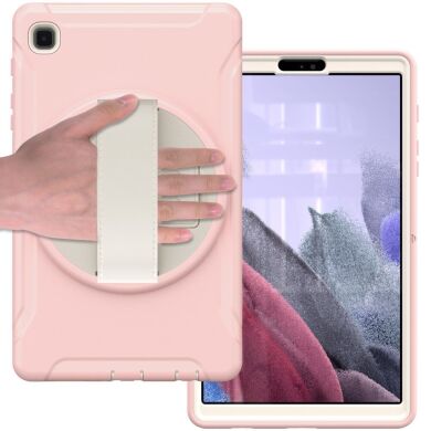Защитный чехол Deexe Rotation Hybrid для Samsung Galaxy Tab A7 Lite (T220/T225) - Pink