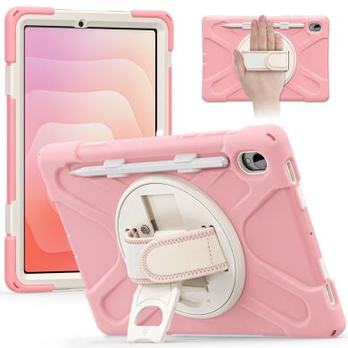 Защитный чехол Deexe Rotation Hybrid для Samsung Galaxy Tab S11 (X730/X736) - Pink