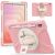 Защитный чехол Deexe Rotation Hybrid для Samsung Galaxy Tab S11 (X730/X736) - Pink