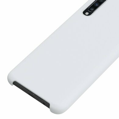 Захисний чохол Deexe Silicone Case для Samsung Galaxy A70 (A705), White