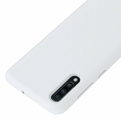 Захисний чохол Deexe Silicone Case для Samsung Galaxy A70 (A705), White