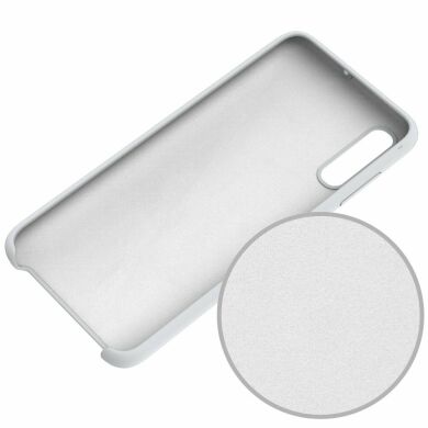 Захисний чохол Deexe Silicone Case для Samsung Galaxy A70 (A705), White