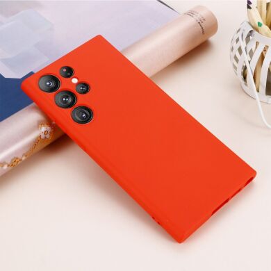 Захисний чохол Deexe Silicone Case для Samsung Galaxy S23 Ultra - Red