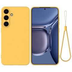Защитный чехол Deexe Silicone Case для Samsung Galaxy S25 FE (S731) - Yellow