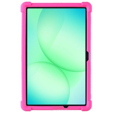 Защитный чехол Deexe Silicone Kickstand для Samsung Galaxy Tab A11 Plus (X230/236) - Rose