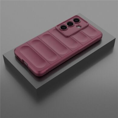 Захисний чохол Deexe Terra Case для Samsung Galaxy S26 Plus - Wine Red