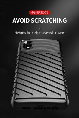 Защитный чехол Deexe Thunder Series для Samsung Galaxy A01 Core (A013) - Green