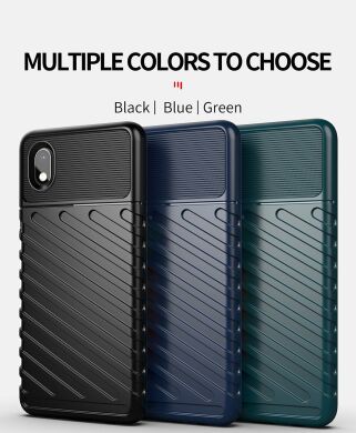 Защитный чехол Deexe Thunder Series для Samsung Galaxy A01 Core (A013) - Green