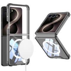 Захисний чохол GKK AirBag Mag для Samsung Galaxy Flip 8 - Transparent Black