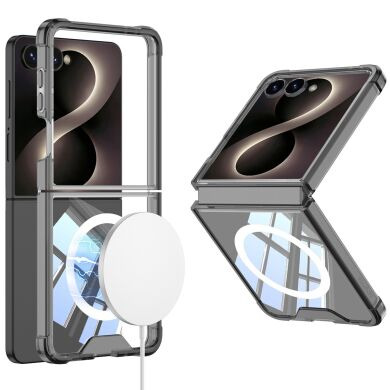 Захисний чохол GKK AirBag Mag для Samsung Galaxy Flip 8 - Transparent Black