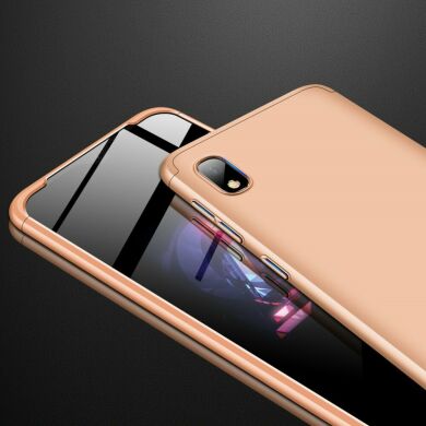Защитный чехол GKK Double Dip Case для Samsung Galaxy A10 (A105) - Gold