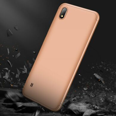 Защитный чехол GKK Double Dip Case для Samsung Galaxy A10 (A105) - Gold