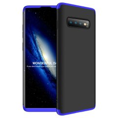 Защитный чехол GKK Double Dip Case для Samsung Galaxy S10 Plus (G975) - Black / Blue