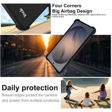 Защитный чехол IMAK Airbag Sand Case для Samsung Galaxy S26 Ultra (S948) - Matte Black