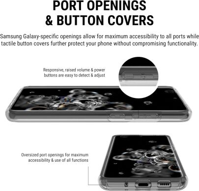 Захисний чохол Incipio Dualpro для Samsung Galaxy S20 Ultra (G988) - Transparent