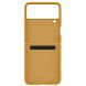 Защитный чехол Leather Cover (FF) для Samsung Galaxy Flip 3 (EF-VF711LYEGRU) - Mustard. Фото 5 из 5