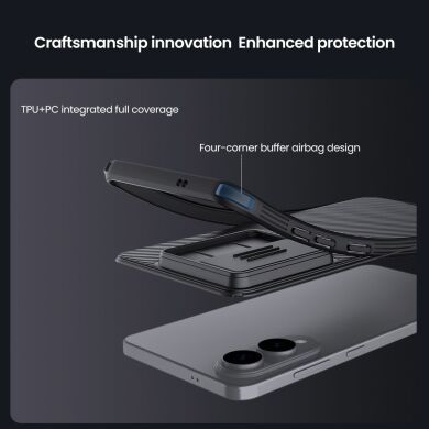 Защитный чехол NILLKIN CamShield Pro для Samsung Galaxy S25 Edge (S937) - Black