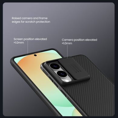 Защитный чехол NILLKIN CamShield Pro для Samsung Galaxy S25 Edge (S937) - Black