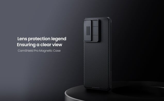 Защитный чехол NILLKIN CamShield Pro (with MagSafe Support) для Samsung Galaxy S25 Edge (S937) - Black
